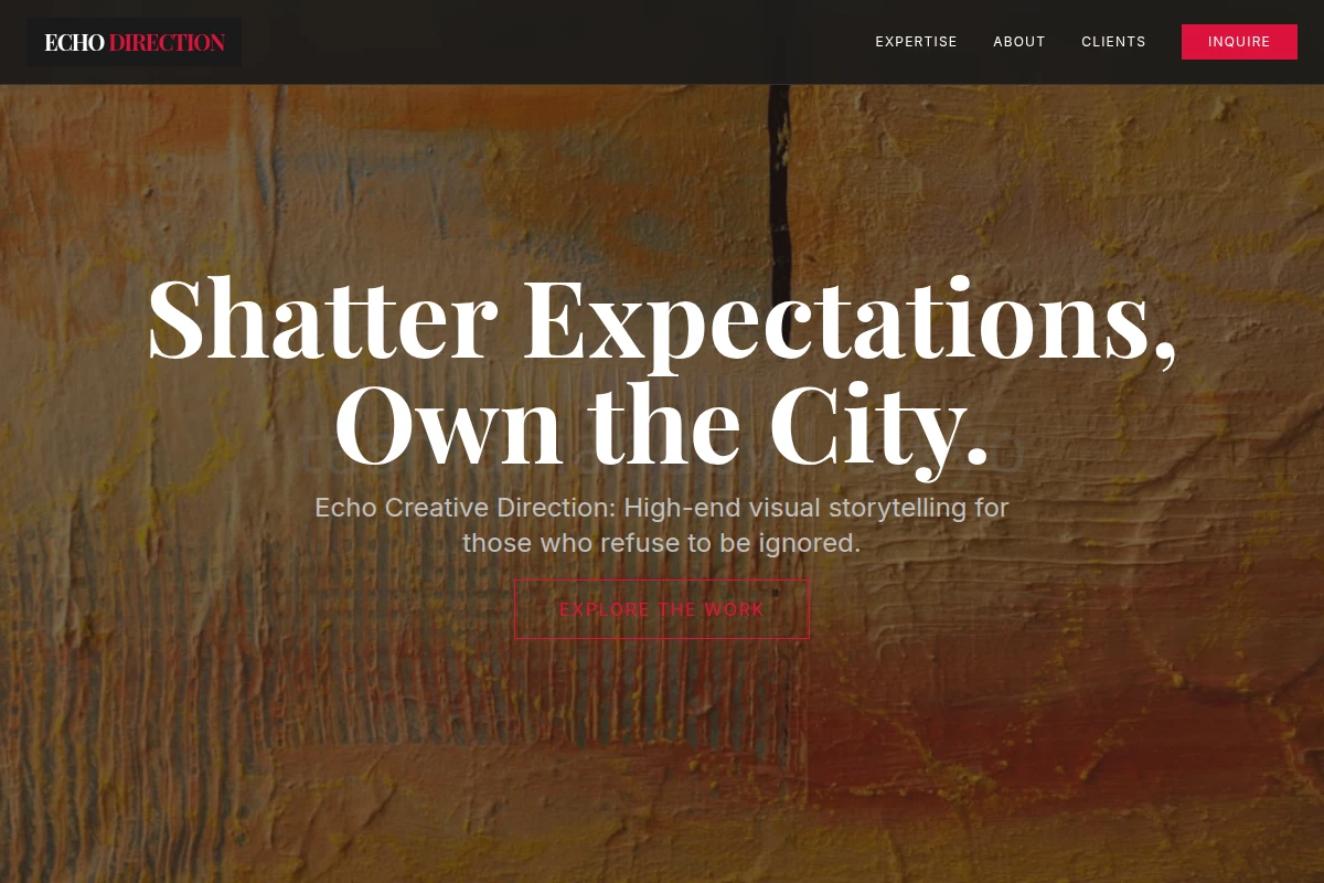 Echo Creative Direction